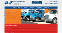 Desktop Screenshot of ncdisposal.com